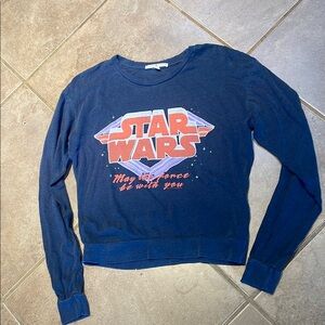 Junk Food x Star Wars long Sleeve graphic  Tee! Size xs